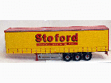 CURTAINSIDE TRAILER TRI-AXLE STOFORD TRANSPORT (Y612 GFJ)